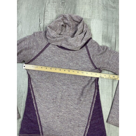 Kuhl Nova Pullover Cowl Neck Sweater Light Weight Knit Purple Womens Medium X - Picture 6 of 8